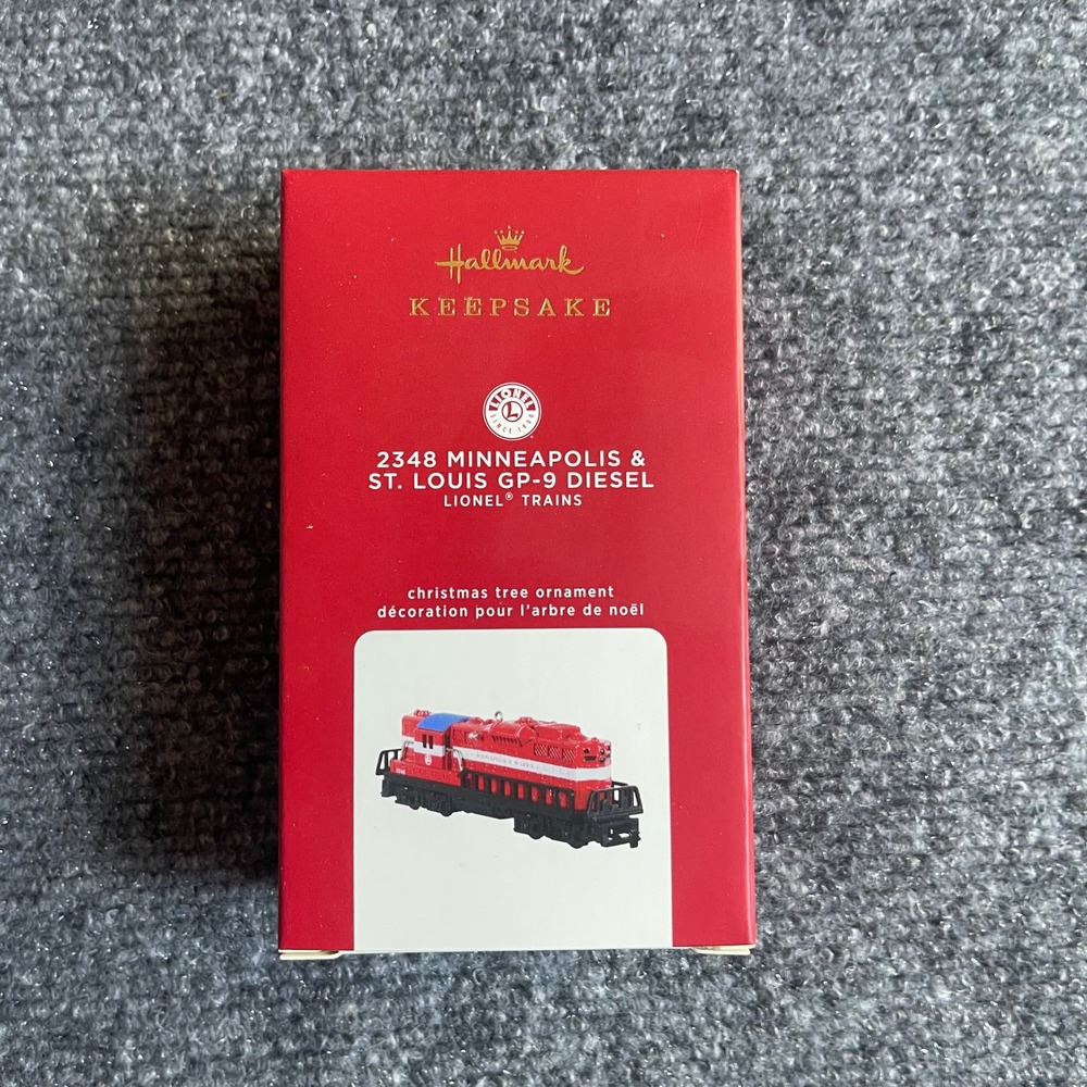 Hallmark 2020 Lionel 2348 Minneapolis & St. Louis GP-9 Diesel Train Ornament